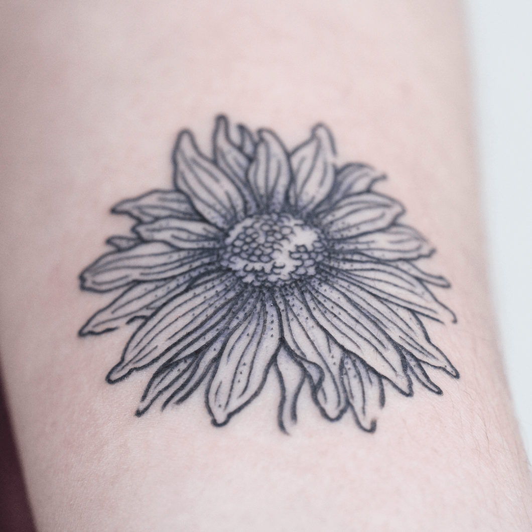 tattoo petit tournesol 3 copie